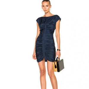 Rachel Comey Flatlanders navy blue dress